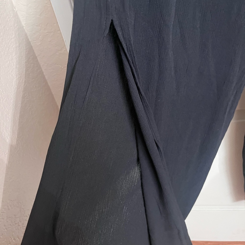 Shade & Shore Black Wide-Leg Pants - Picture 4 of 5